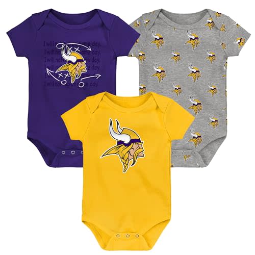 Outerstuff Newborn & Infant NFL Team Starter 3-Pack Bodysuit Set
