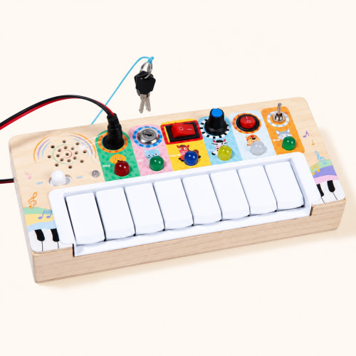 LED Busy Board Piano Switch Toy
