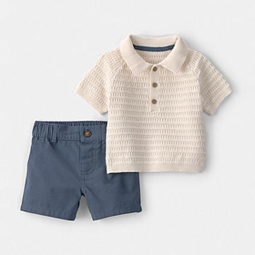 Carter's Baby Boys 2-pc. Short Set, Color: Blue - JCPenney
