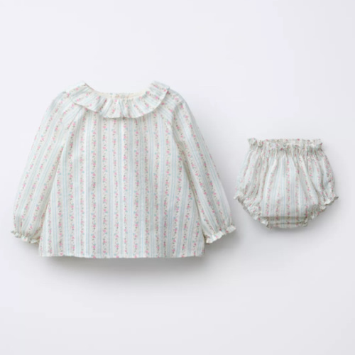 Floral Shirt and Bloomers Set
