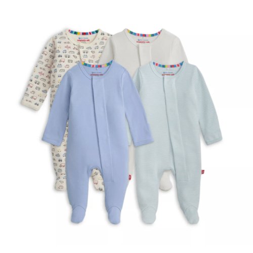 Magnetic Me Boys' Footie Bundle, Pack of 4