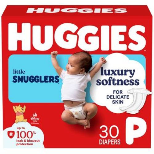 Huggies Little Snugglers Gentle Protection Diapers - Preemie - 30ct