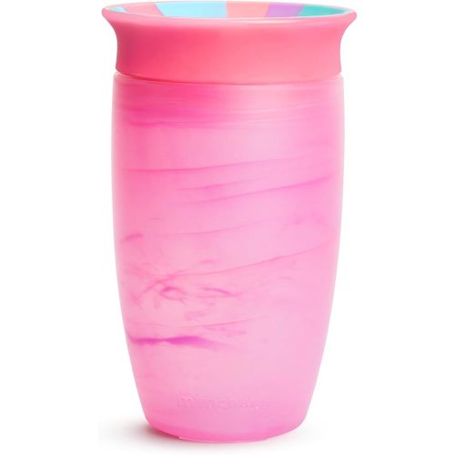 Munchkin® Miracle® 360 Toddler Sippy Cup, Spill Proof, 10 Ounce, Tropical Swirl, Pink/Multi