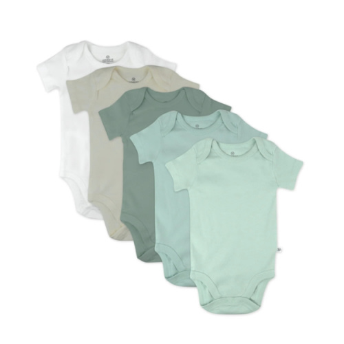 5-Pack Organic Cotton Short Sleeve Bodysuits | Honest Baby Clothing