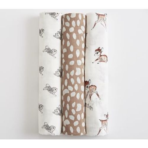 Disney <em>Bambi</em> Organic Muslin Swaddle Set of 3, Multi