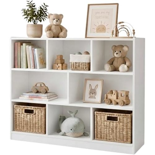 8 Cube Storage Organizer, Kids Cube Shelf Toy Storage