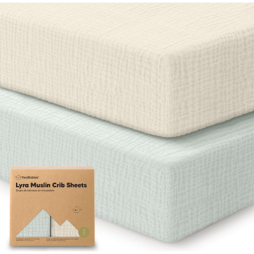 2-Pack Lyra Muslin Crib Sheets