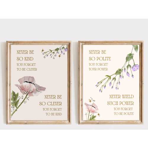 Marjorie Prints - Pair of Floral Taylor Swift Lyric Prints