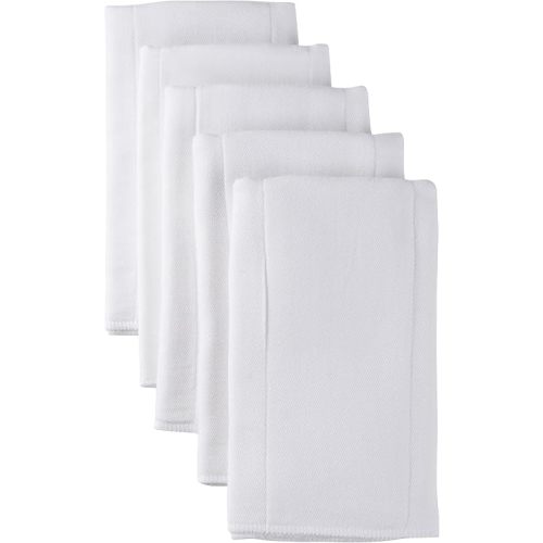 Gerber Unisex Baby Boys Girls Gauze Prefold Cloth Diapers Multipack White 5 Pack