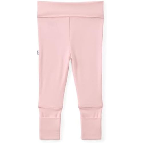 Little Sleepies Newborn Leggings for Girls & Boys, Soft Viscose from Bamboo Leggings w/Fold Over Leg Cuffs, Baby Pants