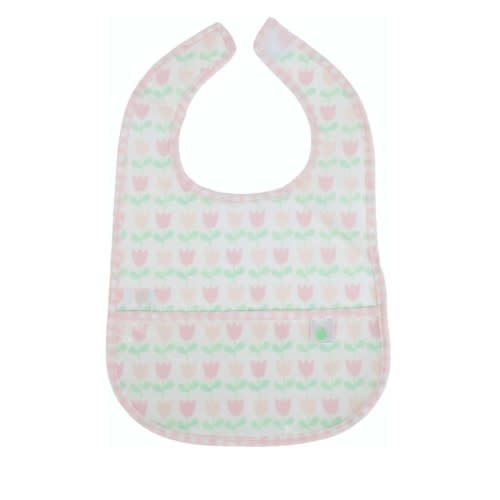 The Wipe It Bib, Tulips - Apple of My Isla Bibs | Maisonette