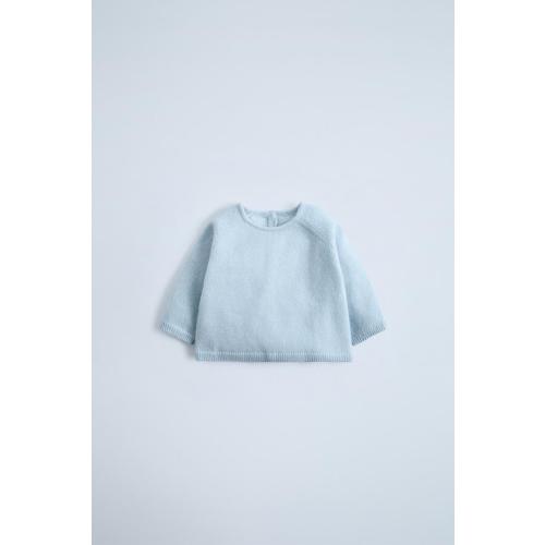 100% CASHMERE SWEATER - Light blue | ZARA United States