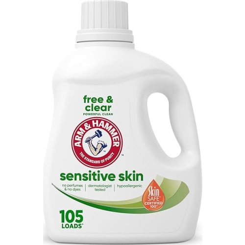 ARM & HAMMER Sensitive Skin Free & Clear Liquid Laundry Detergent