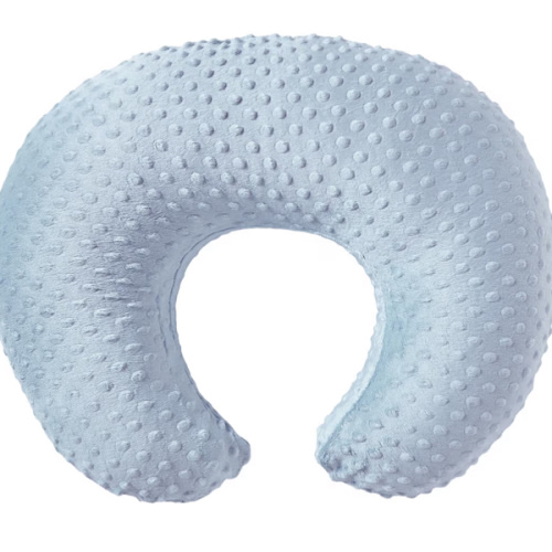 ESEN Nursing Pillow and Body Positioner for Breast Feeding and Bottle Feeding, Ultra Soft Baby Breastfeeding Pillows with Removable Nursing Pillow Cover for More Support for Mom and Baby (Blue)