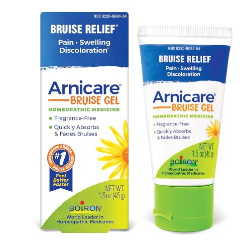 Boiron Arnicare Bruise Gel for Relief of Pain, Inflammation or Swelling, Soreness, and Discoloration - Non-greasy and Fragrance-Free - 1.5 oz