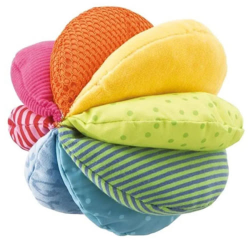 Rainbow Fabric Baby Ball