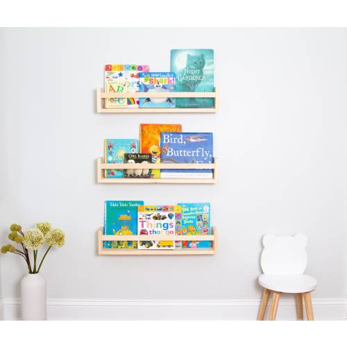 Nursery Bookshelf, Nursery Shelves, Nursery Decor, Gender Neutral Gift, Children's Bookshelves, Floating Shelves, Kid's Bookshelf