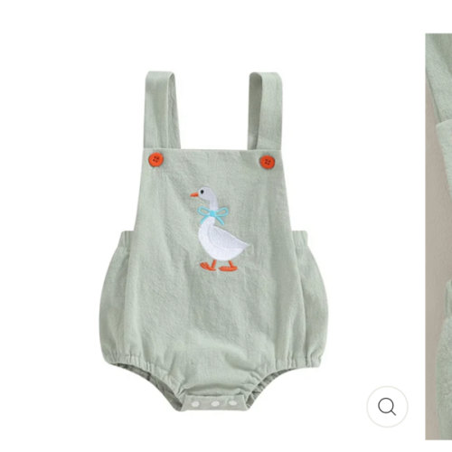 Duck Linen Romper