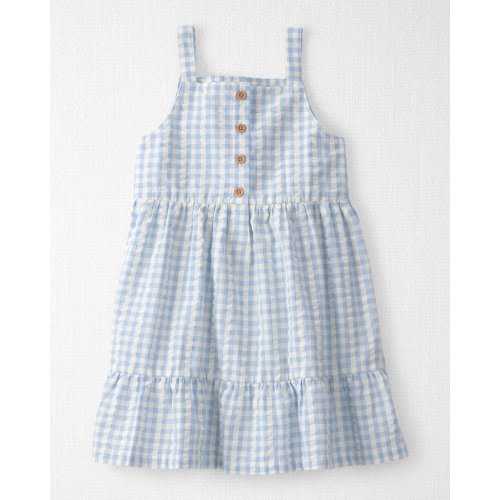 Toddler Girl Seersucker Dress Made with Organic Cotton - Little Planet | Carter's