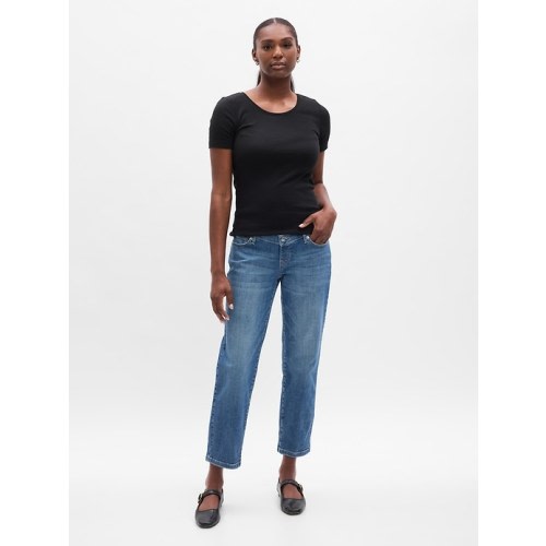 Maternity True Waistband Full Panel Girlfriend Jeans