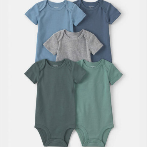 Baby Boy 5-Pack Multipack Bodysuits