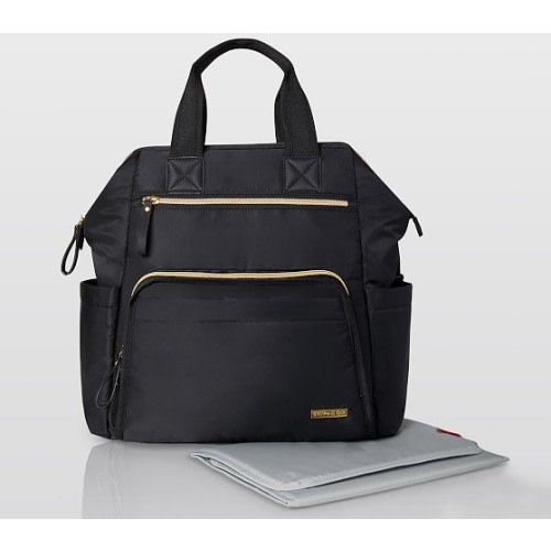 Skip Hop Mainframe Wide Open Backpack Diaper Bag - Black