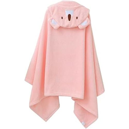 ROMASA Baby Hooded Bath Towel Ultra Soft and Absorbent Toddlers Bathrobe Newborn Blanket Shower Gifts (Pink Koala)