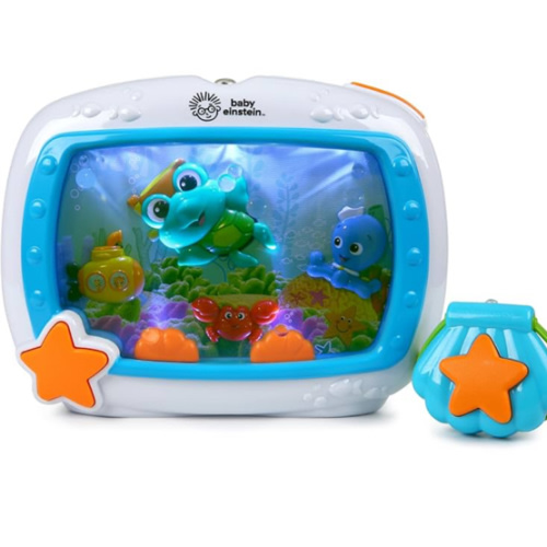 Baby Einstein Sea Dreams Soother Musical Crib Toy and Sound Machine, Newborn and up