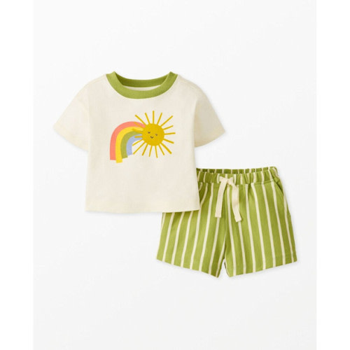 Baby Relaxed Fit Graphic T-Shirt & Shorts Set