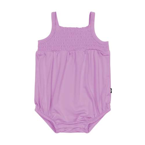 Kyte Baby Smocked Bubble Romper in Poi