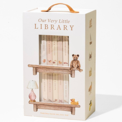 Our Very Little Library Board Book Set: A Foundational Language Vocabulary Board Book Set for Babies (Tabitha Paige Children's Book Series)