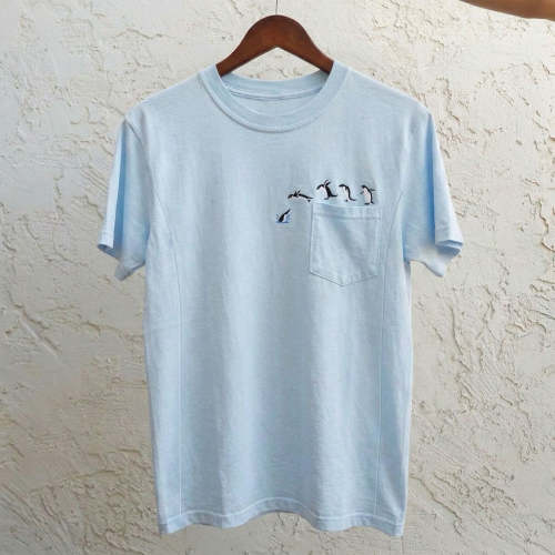 Embroidered Penguin Pocket Nursing T-Shirt – Giftifymama
