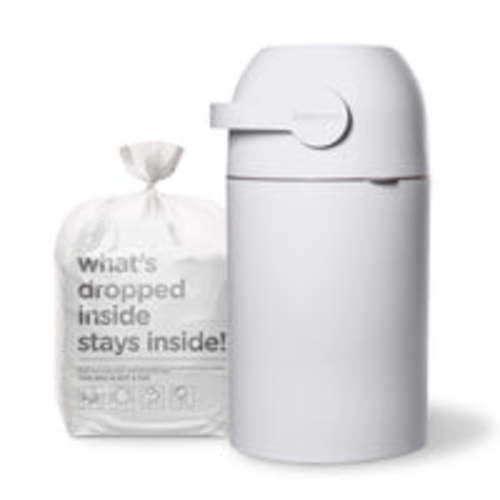 BabyRest Aster Nappy Bin (White)