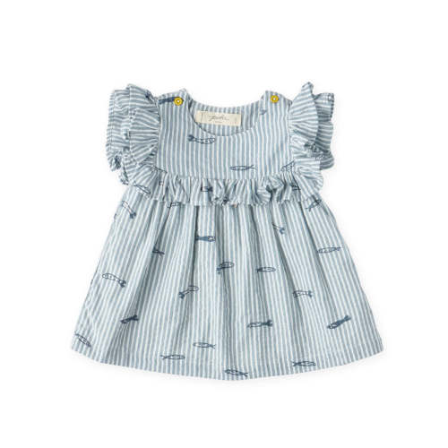 12-18 MO Seersucker Dress - Petit Sardine