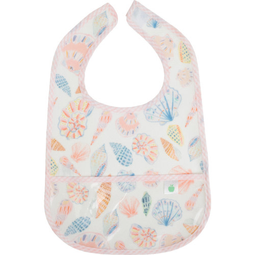 The Wipe It Bib, Shells - Apple of My Isla Bibs | Maisonette