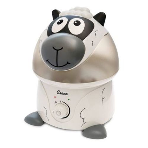Crane Adorable Sheep Humidifier - 1gal: Cool Mist, Removable Tank, Quiet Operation, Automatic Shut-Off