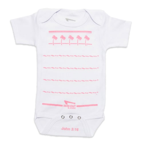 Pink Drink Cup Onesie