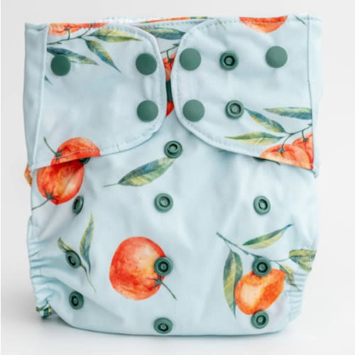 Luxe Pocket Cloth Diaper with Dual Inner Gussets and Athletic Wicking Jersey