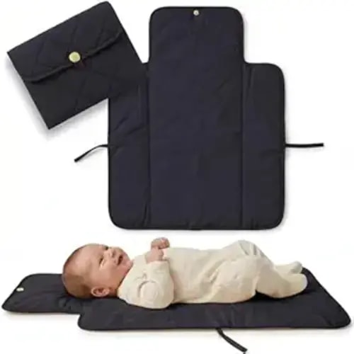 Portable Diaper Changing Pad - Soft and Easy to Clean Diaper Changing Mat for Babies - The Perfect Lightweight and Foldable Pad for Traveling