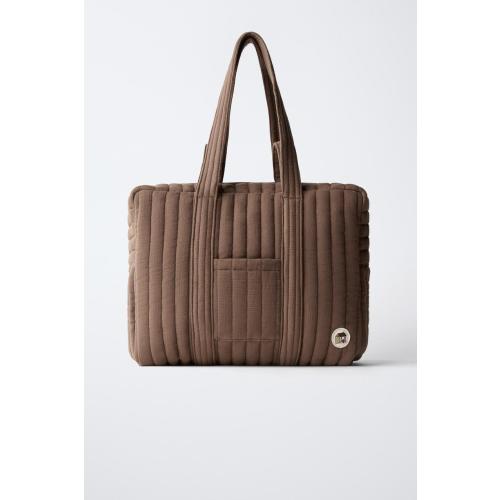 QUILTED MATERNITY BAG - Brown | ZARA United States