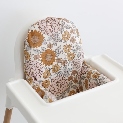 IKEA Highchair Wipeable Cushion Cover - Golden Girl