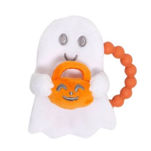 Pearhead Halloween Crinkle Baby Teether - Ghost