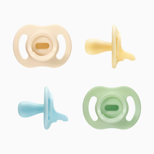 Tommee Tippee Ultra Light Silicone Pacifier - Cream/Yellow/Blue/Sage, 0-6 Months, 4