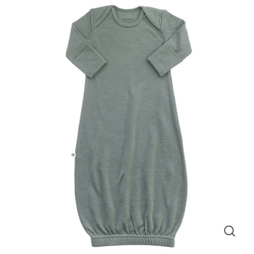 Merino Wool Baby Gown – Woolino