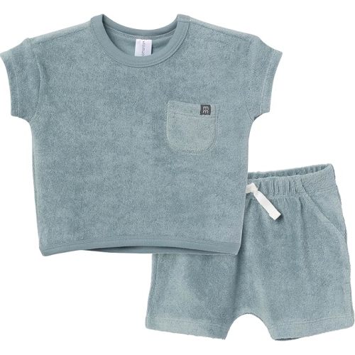 Teal Baby Boys Shirt & Shorts Set by Modern Moments by Gerber