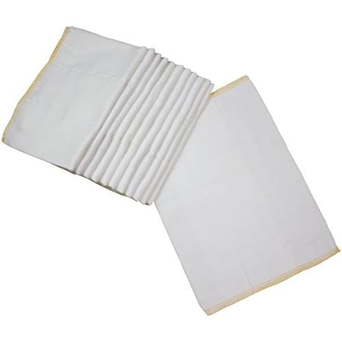 OsoCozy Prefold Cloth Diapers (1 Doz) - Soft, Absorbent, Durable - 100% Cotton