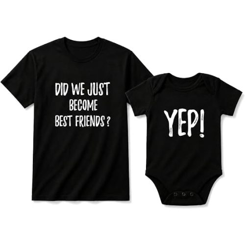 Tstars Big Brother Little Brother Best Friends Matching Shirt & Bodysuit