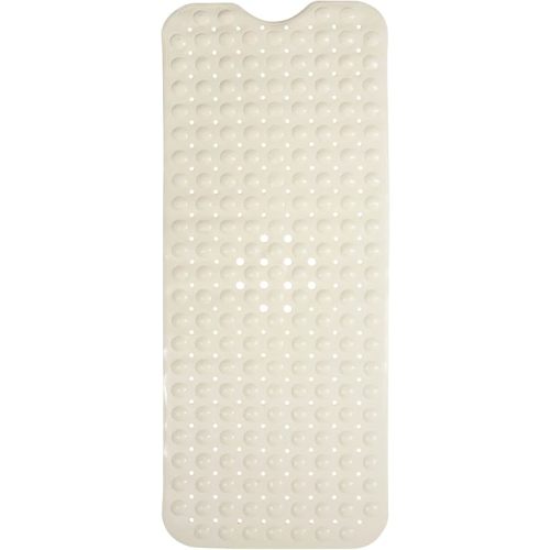 ENKOSI Non-Slip Bath & Shower Mat 40x16 Extra Long, Suction & Drain Holes