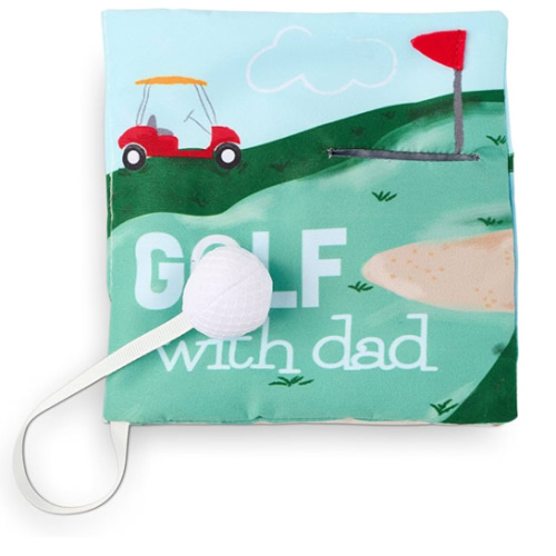 Mud Pie Children's Golf with Dad Plush Book