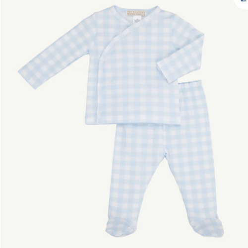 Cameron Cross-Front Set - Buckhead Blue Gingham